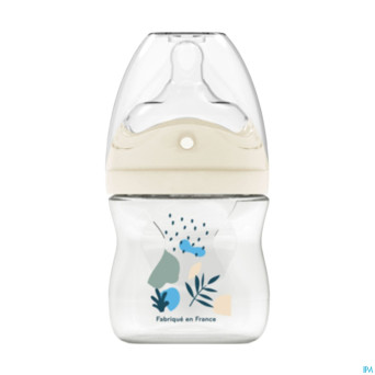 Dodie biberon a/colique teat&ring bleu +0m   150ml