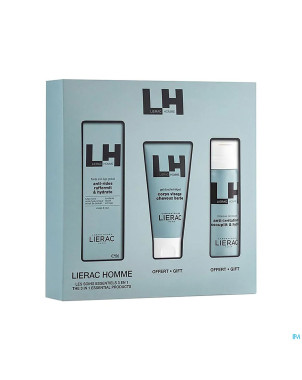 Lierac homme coffret homme a/age 3 prod    50ml