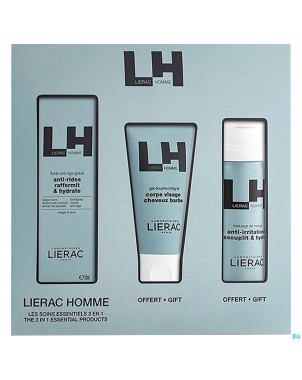Lierac homme coffret homme a/age 3 prod    50ml
