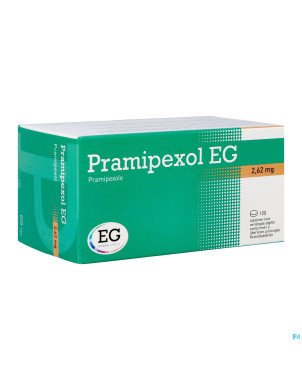 Pramipexol eg 2,62mg lib.prolongee comp 100