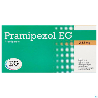 Pramipexol eg 2,62mg lib.prolongee comp 100