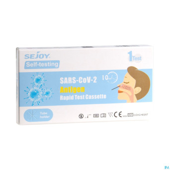 Sejoy sars-cov-2 a/gen rapid test kit    1 o'life