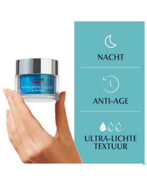Eucerin hyaluron filler+ x3 soin nuit b.hydra 50ml