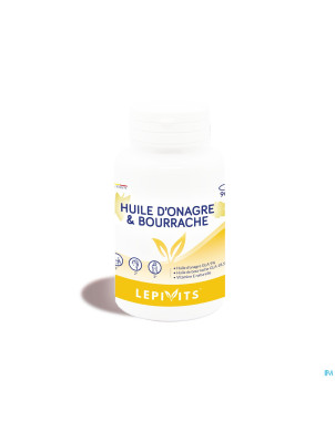 Huile onagre & bourrache bio caps 90 lepivits