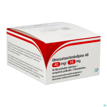 Olmesartan amlodipine ab 40/10mg comp pell  98