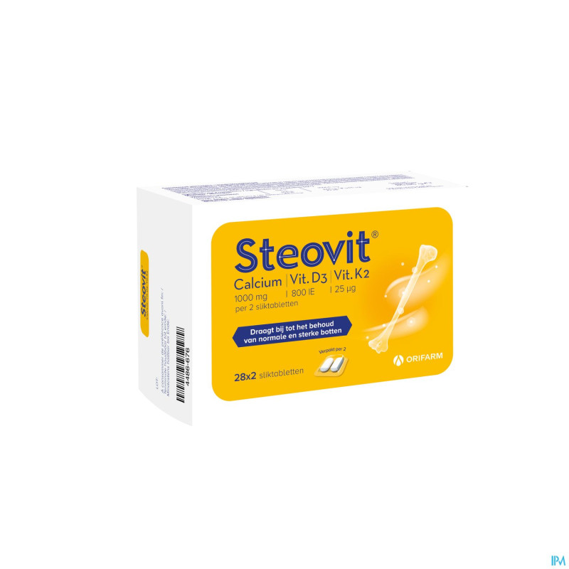 Steovit calcium/vitd3/vit k2 1000mg/880iu comp2x28