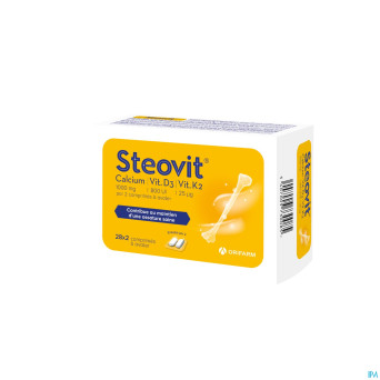 Steovit calcium/vitd3/vit k2 1000mg/880iu comp2x28
