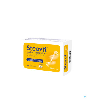 Steovit calcium/vitd3/vit k2 1000mg/880iu comp2x28