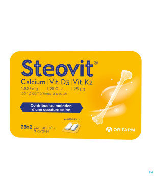 Steovit calcium/vitd3/vit k2 1000mg/880iu comp2x28