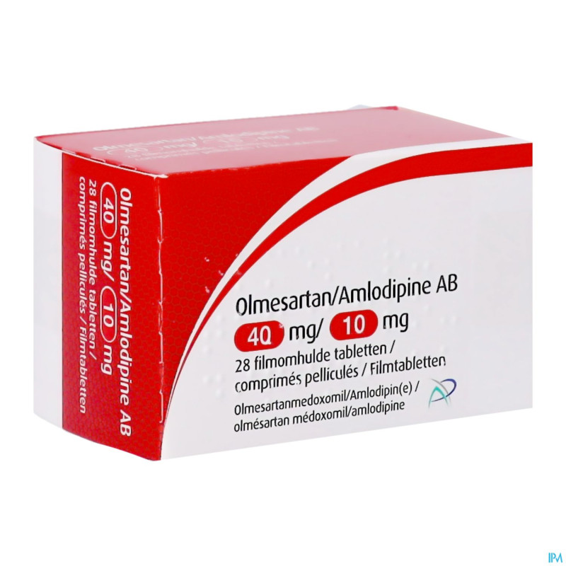 Olmesartan amlodipine ab 40/10mg comp pell  28