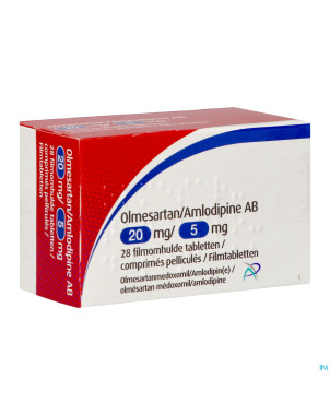 Olmesartan amlodipine ab 20/ 5mg comp pell  28