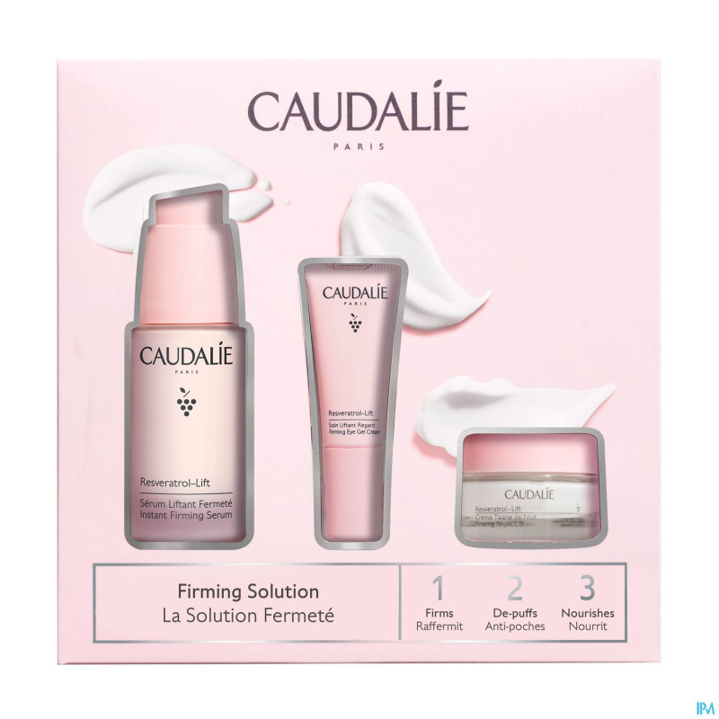 Caudalie coffret resveratrol lift spring    3 prod