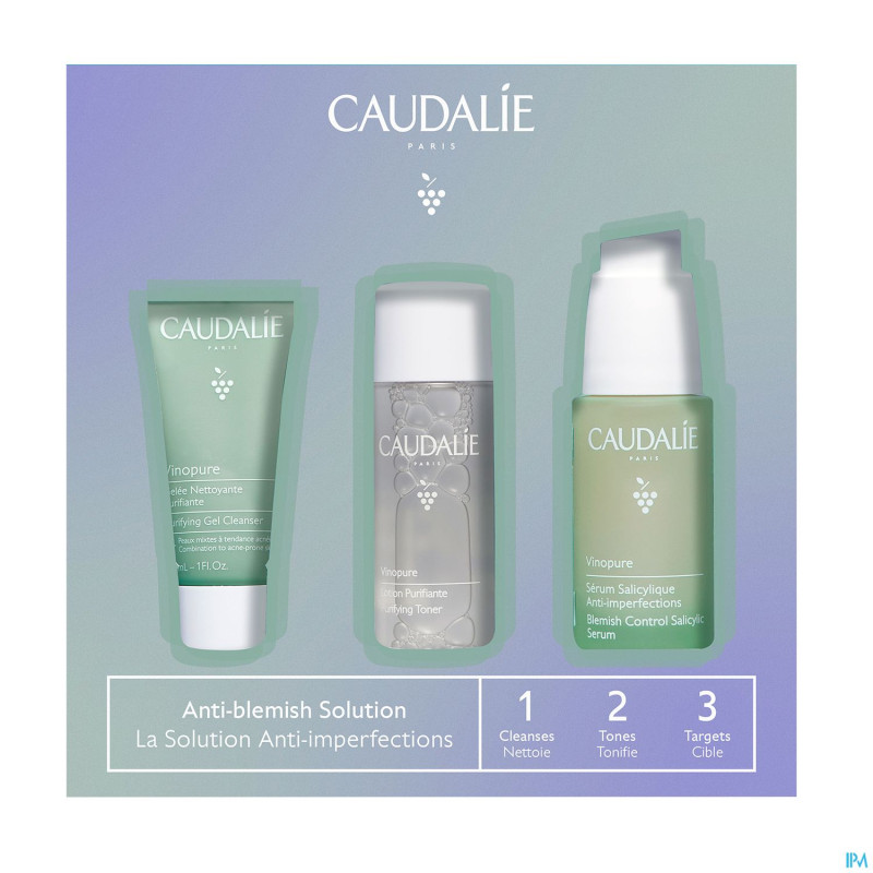 Caudalie coffret vinopure spring    3 prod.