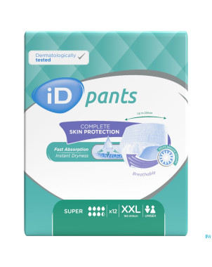 Id pants bariatric xxl    12