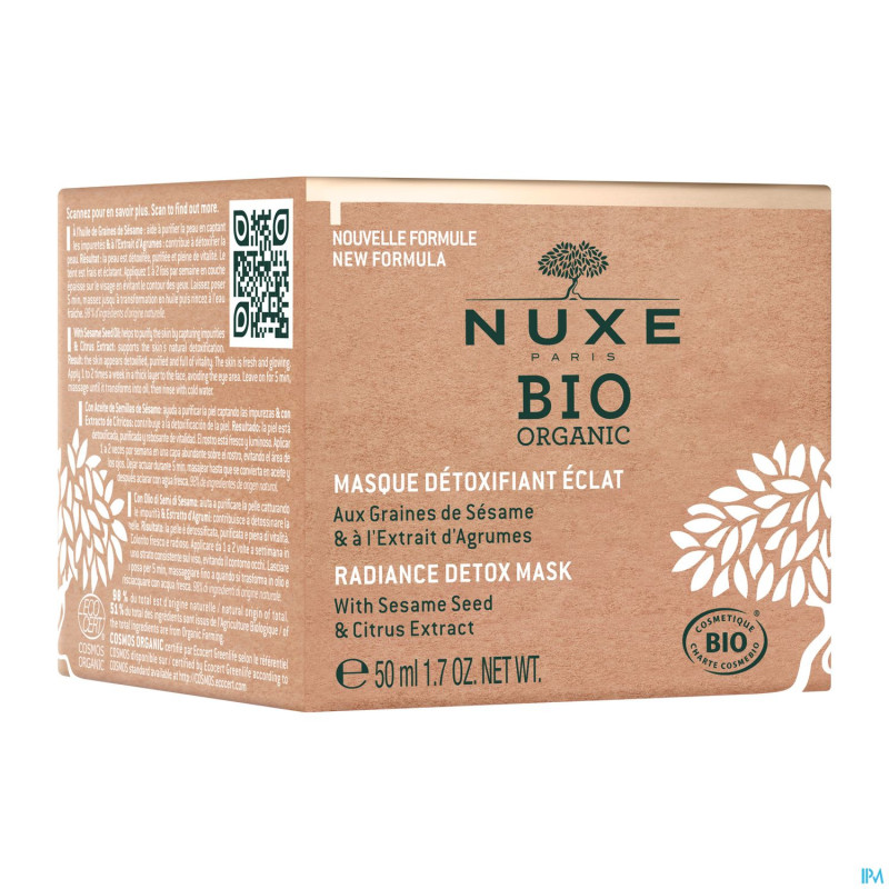 Nuxe bio masque detox 50ml