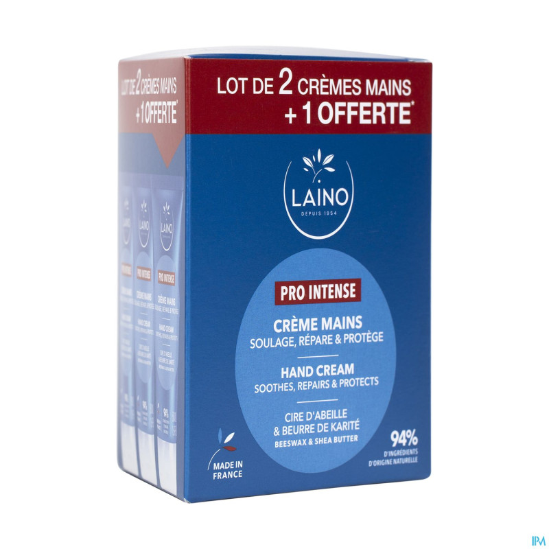 Laino pro intense creme mains trio    50ml