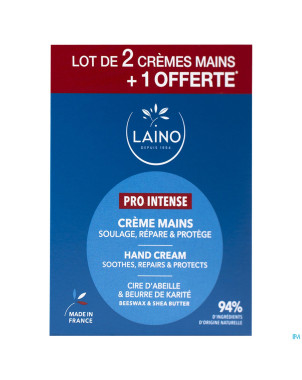 Laino pro intense creme mains trio    50ml