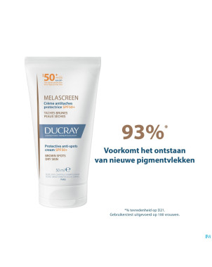 Ducray melascreen creme a/taches spf50+    50ml