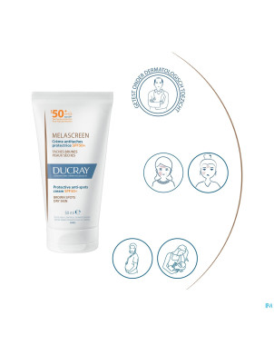 Ducray melascreen creme a/taches spf50+    50ml