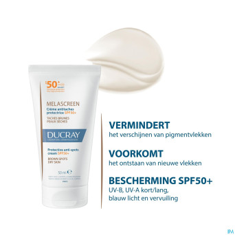 Ducray melascreen creme a/taches spf50+    50ml