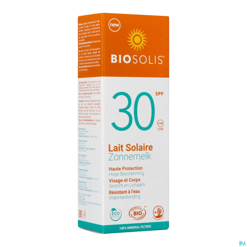 Biosolis lait solaire ip30    100ml