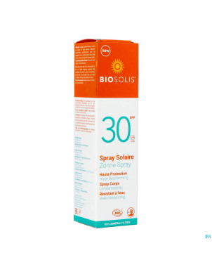 Biosolis spray solaire ip30    100ml nf