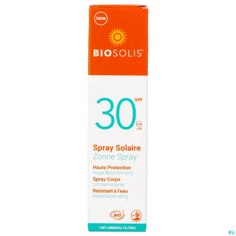 Biosolis spray solaire ip30    100ml nf