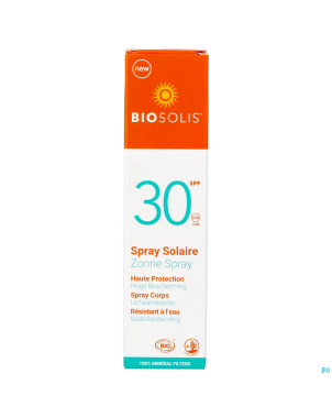 Biosolis spray solaire ip30    100ml nf