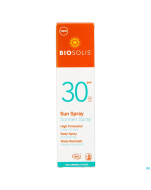 Biosolis spray solaire ip30    100ml nf