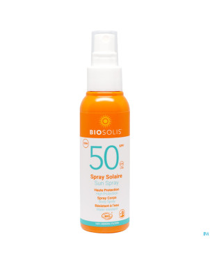 Biosolis spray solaire ip50+  100ml