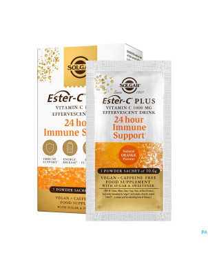 Solgar ester-c plus 1000mg    sach 7x10,6g
