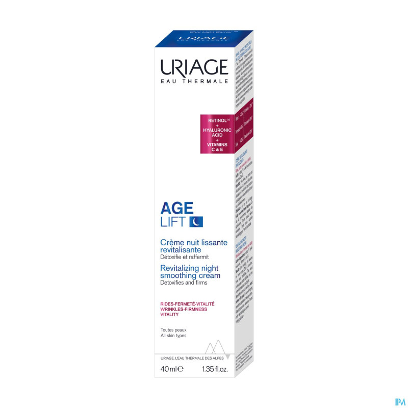 Uriage age creme nuit lissante revitalisante  40ml