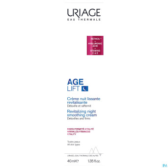 Uriage age creme nuit lissante revitalisante  40ml