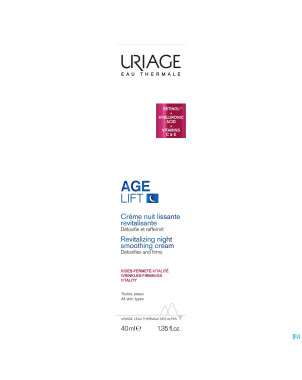 Uriage age creme nuit lissante revitalisante  40ml