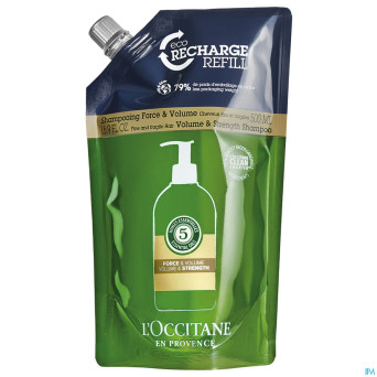 L'occitane force & volume eco rech.shampoing 500ml