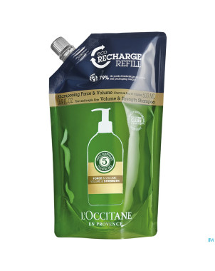 L'occitane force & volume eco rech.shampoing 500ml