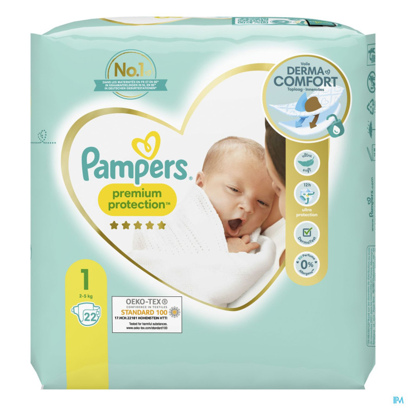 Pampers premium protection pack t1    22