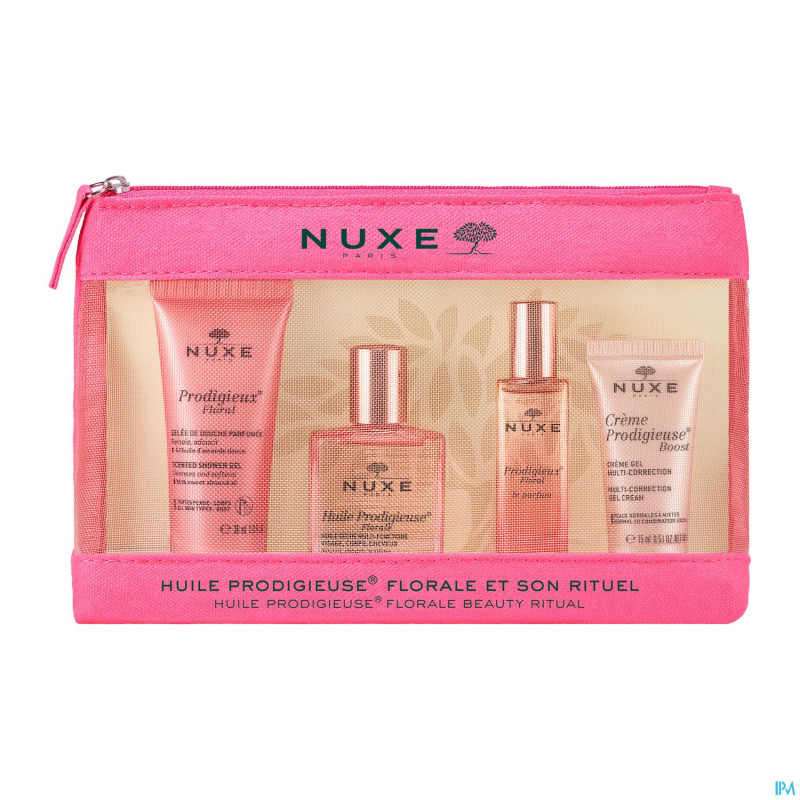 Nuxe trousse rituel beaute prodigieux floral