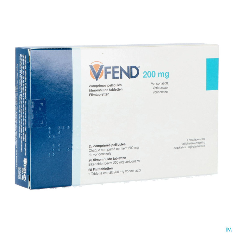 Vfend pi pharma 200mg comp pell  28