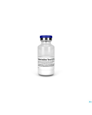 Trabectedine teva 0,25mg pdr sol perf fl inj 1