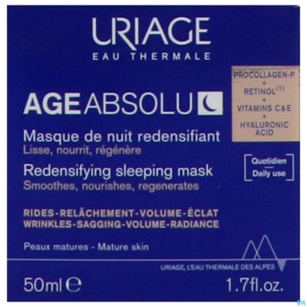 Uriage masque nuit nutri regenerant    50ml