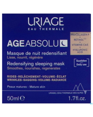 Uriage masque nuit nutri regenerant    50ml