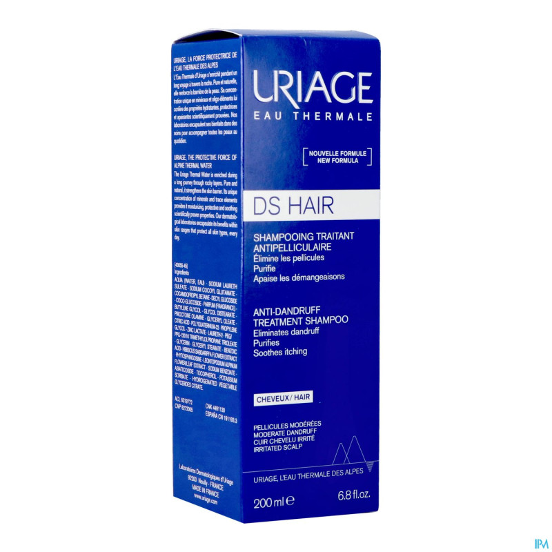 Uriage ds hair shampooing a/pelliculaire    200ml