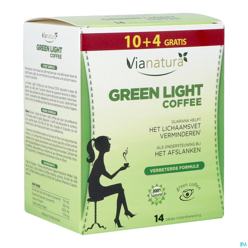 Vianatura green light coffee    sach 10+4 gratis