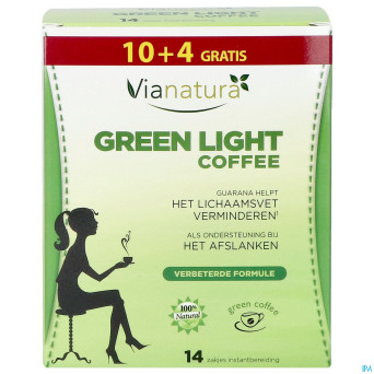 Vianatura green light coffee    sach 10+4 gratis