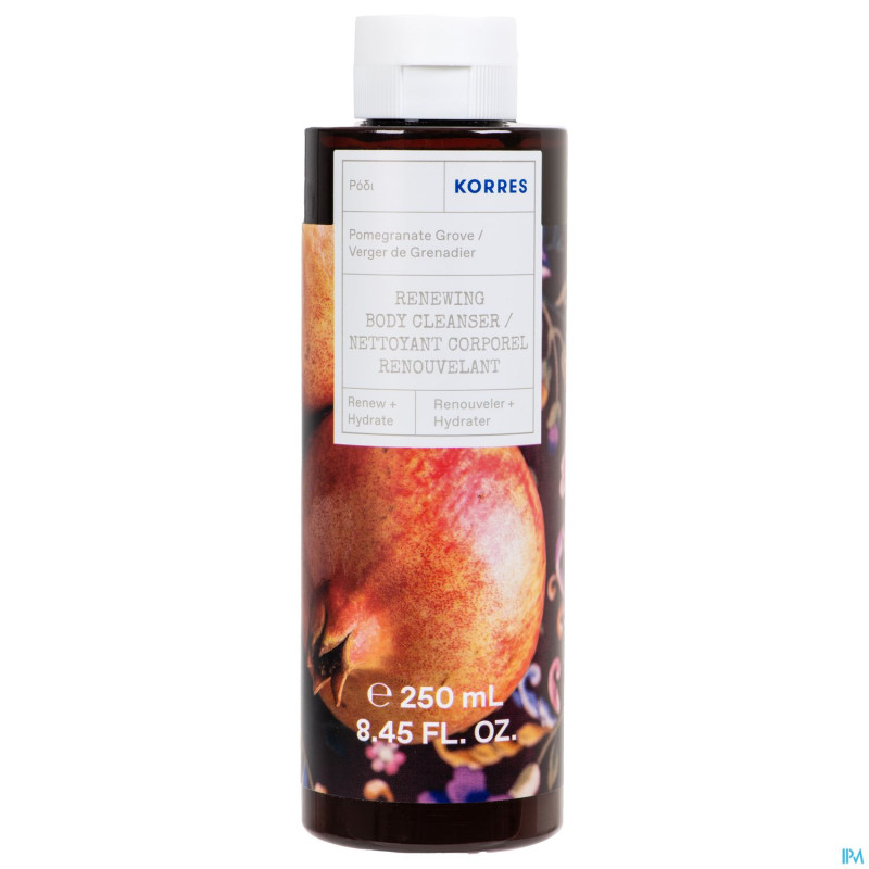 Korres kf verger grenadier nettoyant corporel250ml