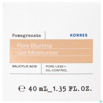 Korres kf grenade gel hydra floutteur pores 40ml