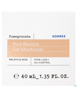 Korres kf grenade gel hydra floutteur pores 40ml