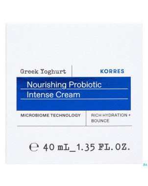 Korres kf yogourt grec cr nourr.int.prob. p s 40ml
