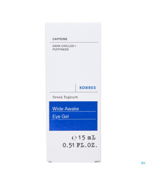 Korres kf yogourt grec gel cont.yeux eveil reg15ml
